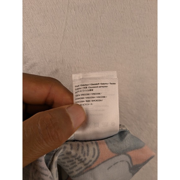 NWT Farm Rio‎ Anthropologie Blouse Button Down Tie Front Long Sleeve Top S - Picture 16 of 16